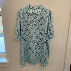 Peter Millar Fish Golf Shirt